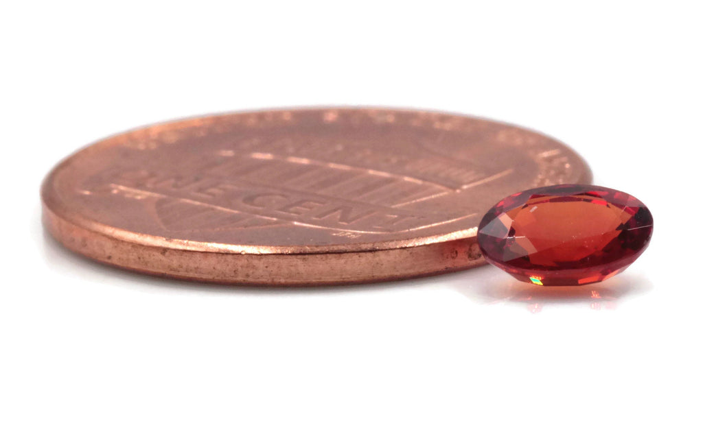 Red Sapphire Oval 6x4mm-Planet Gemstones