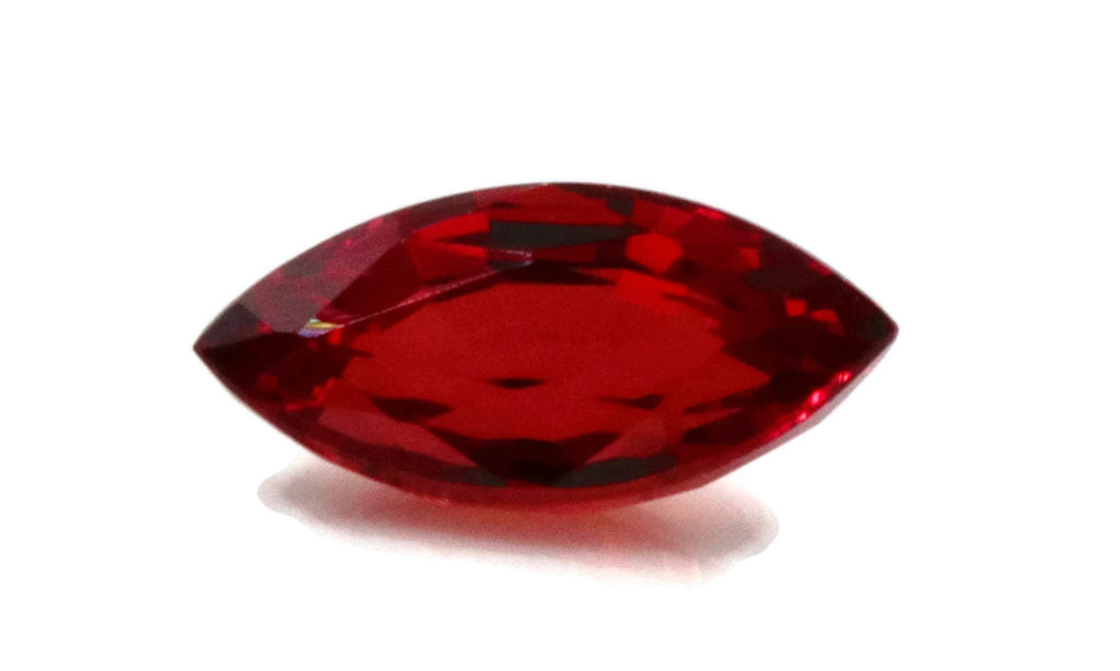 Natural Sapphire Sapphire Gemstone Faceted Sapphire Loose Stone loose sapphire Birthstone Sapphire Red Sapphire marquise shaped 0.30ct 6x3mm-Planet Gemstones