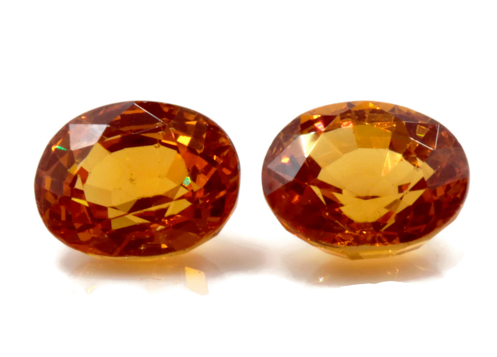 Spessartite | Natural Spessartite Garnet | Mandarin Spessartite Garnet | Orange Garnet |January Gemstone | SPESSARTINE GARNET 6X7mm 1.75ct-Planet Gemstones