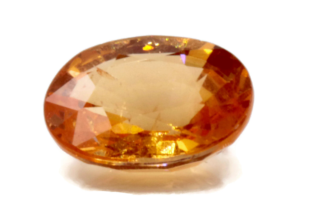 Spessartite | Natural Spessartite | Mandarin Spessartite Garnet | Orange Garnet |January Gemstone | SPESSARTINE GARNET 5.5x6.5mm 1.30 ct-Planet Gemstones