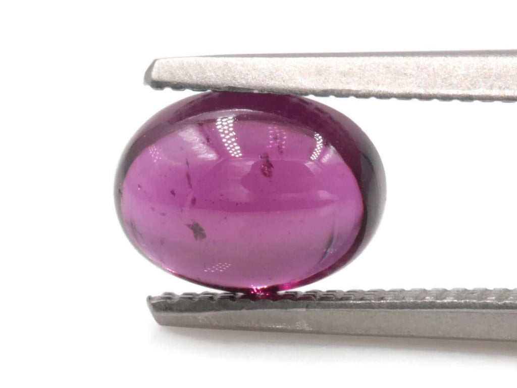 Garnet Natural Garnet Red Garnet January Birthstone Faceted Garnet loose gemstone Mozambique Garnet oval cabochon 8x6mm 1.97ct DIY Jewelry-Planet Gemstones