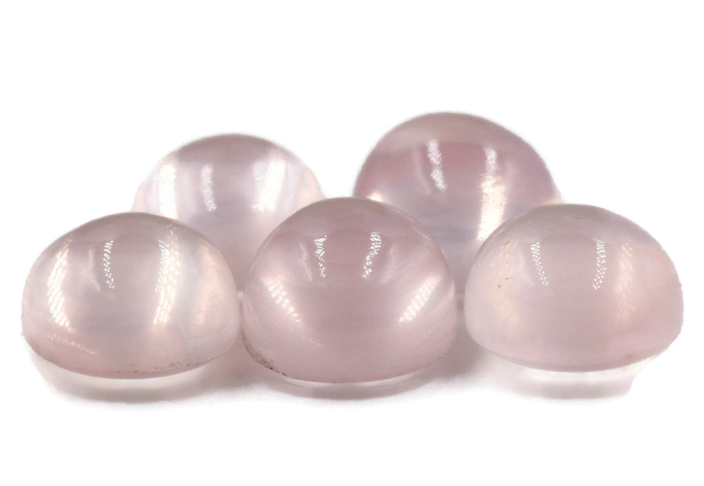 Natural Rose Quartz Gemstone Rose Quartz Stones Pink Quartz Stone ROSE QUARTZ, oval cabochon, 10x8mm, 3.15ct DIY Jewelry-Planet Gemstones