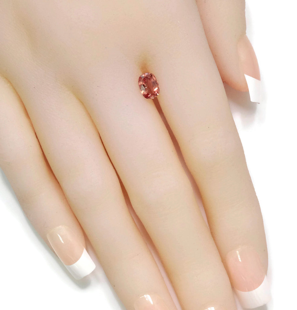 Padparadscha sapphire 7x5mm-Planet Gemstones