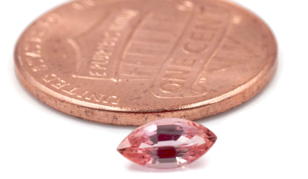 Padparadscha sapphire 7x3mm-Planet Gemstones