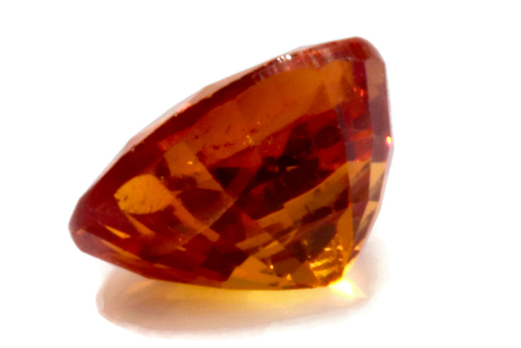Spessartite | Natural Spessartite Garnet |Spessartite Garnet | Orange Garnet |January Gemstone | SPESSARTINE GARNET 5.5x6.5mm 1.35ct-Planet Gemstones