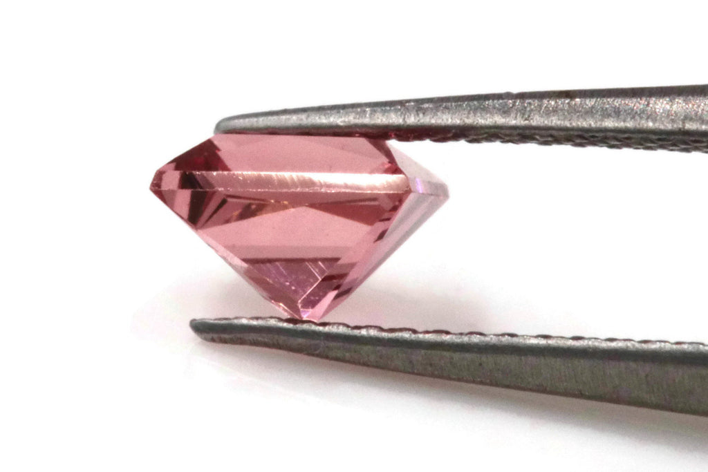 Pink Tourmaline Square 4mm-Tourmaline-Planet Gemstones