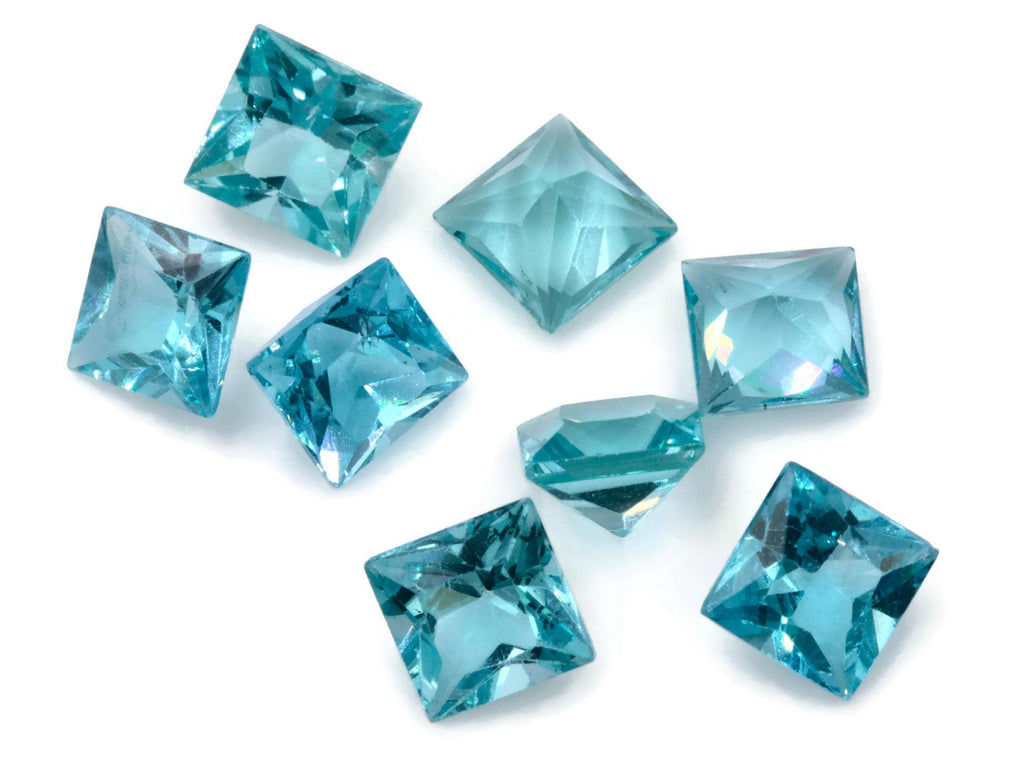Natural Neon Apatite Gemstone Apatite faceted loose stone Genuine Apatite stone Natural Apatite oval Apatite faceted stone 5mm 0.76ct-Planet Gemstones