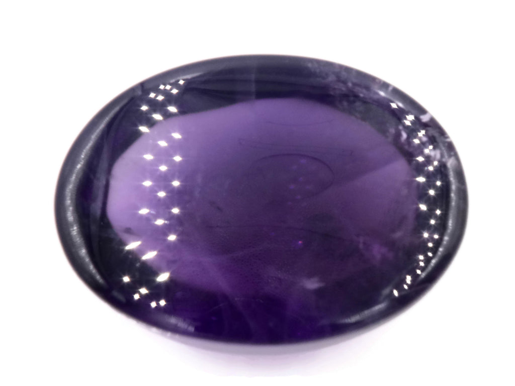 Natural amethyst gemstone amethyst cabochon loose stone genuine amethyst stone loose amethyst amethyst loose stone february birthstone-Planet Gemstones