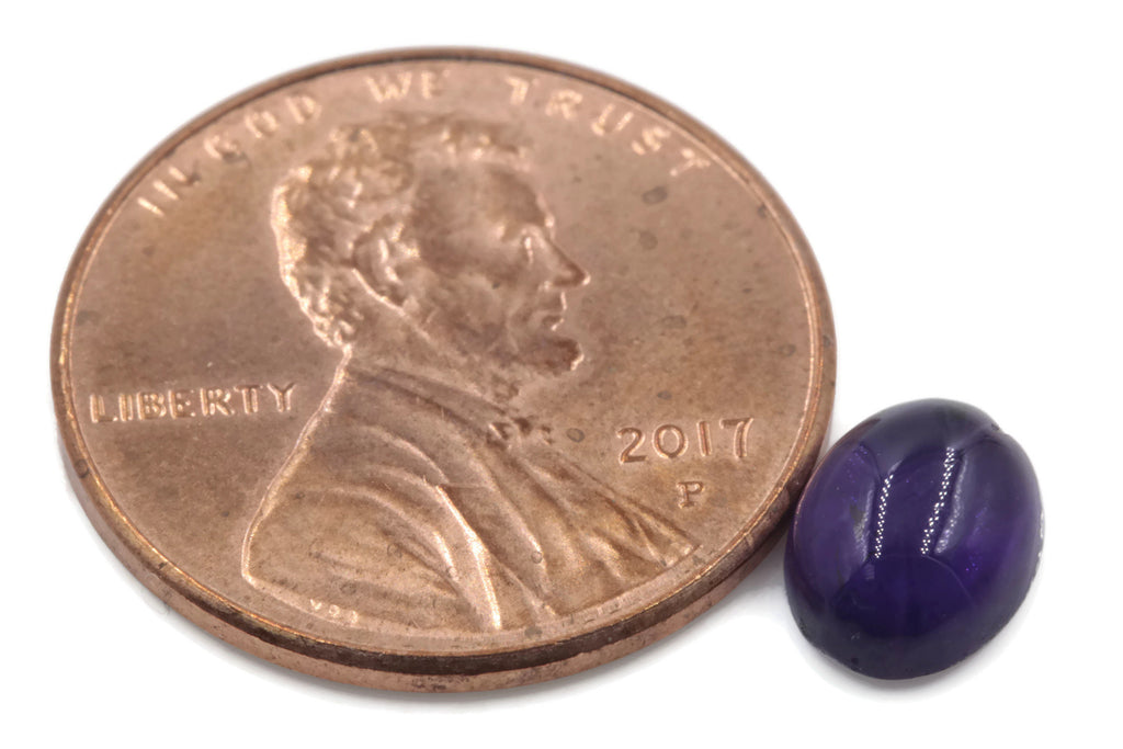 Natural amethyst gemstone amethyst cabochon loose stone genuine amethyst stone loose amethyst amethyst loose stone february birthstone-Planet Gemstones