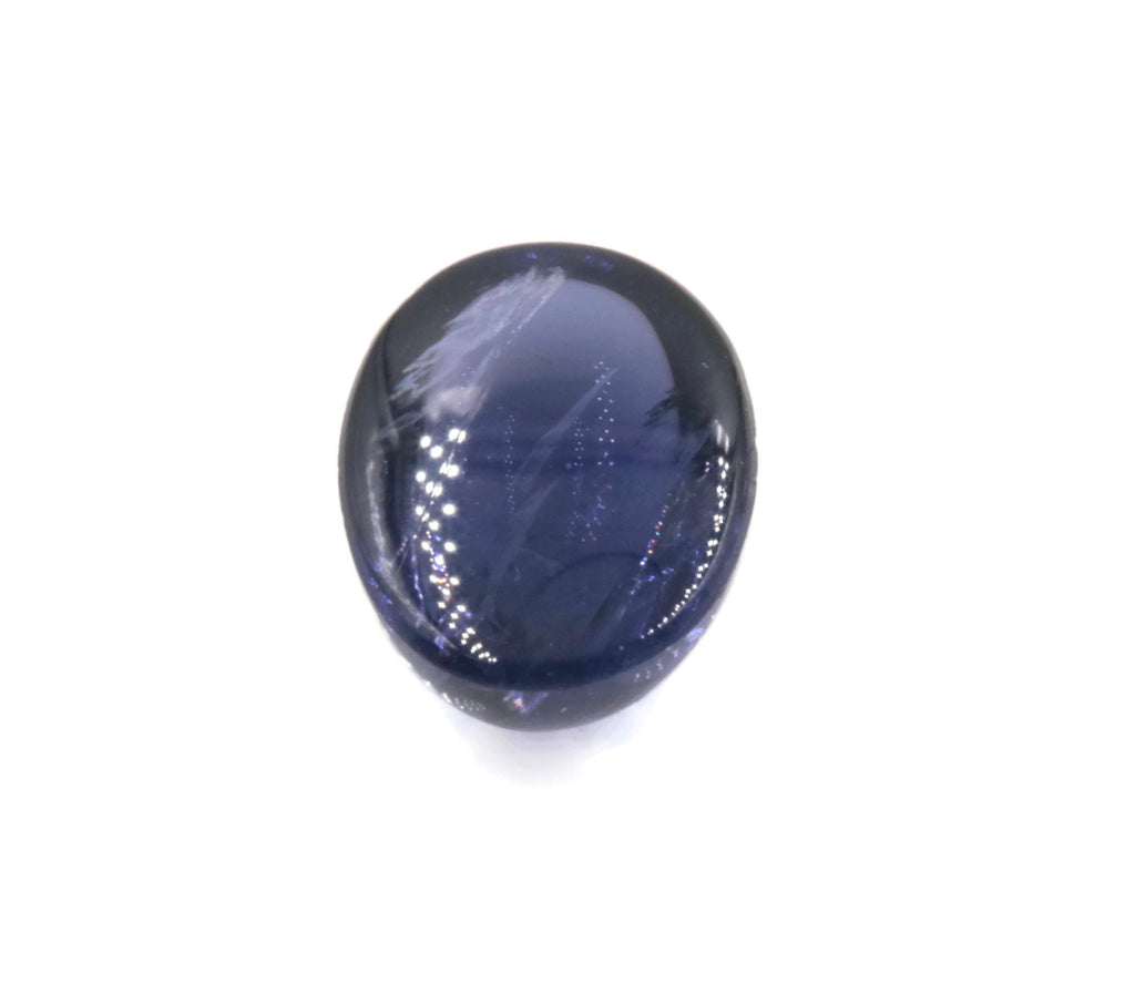 Natural Iolite Gemstone Cabochon Iolite Stone Iolite Loose Round Iolite Vettrigemsusa Oval Cabochon IOLITE lot 5, 8x6mm, 1.10ct-Planet Gemstones