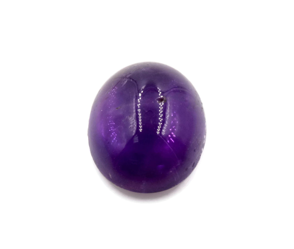 Natural amethyst gemstone amethyst cabochon loose stone genuine amethyst stone loose amethyst amethyst loose stone february birthstone 9x7mm-Planet Gemstones