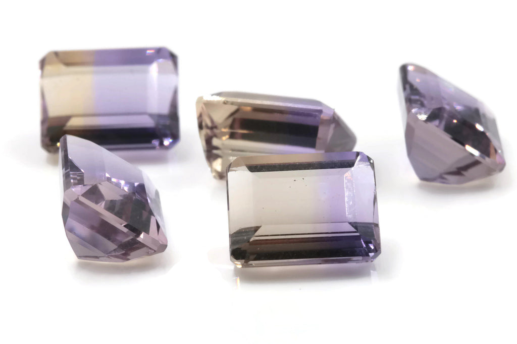natural ametrine gemstone/top quality faceted ametrine loose stone/genuine ametrine for jewelry/ametrine gem stone 9x11mm-Planet Gemstones