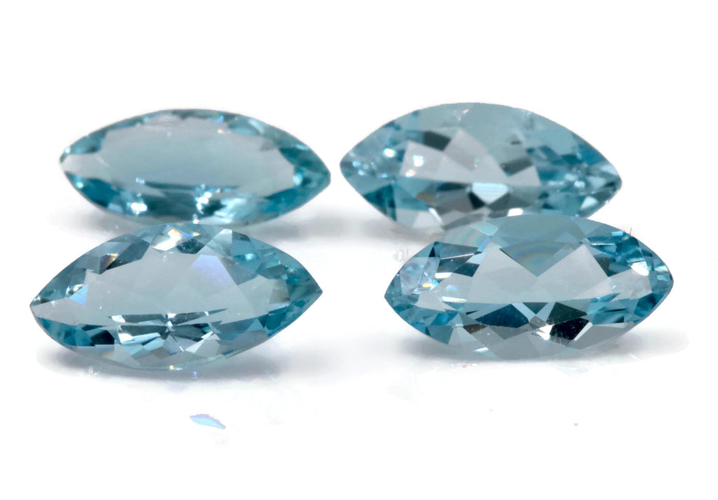 Natural Aquamarine 12x6mm-Aquamarine-Planet Gemstones