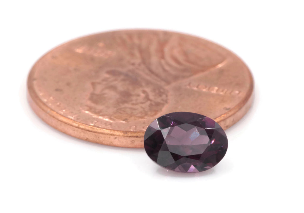 Violet Spinel Oval 7x5mm-Planet Gemstones