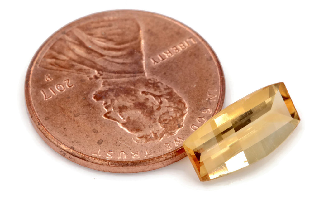 Citrine Quartz 12x6mm-Planet Gemstones
