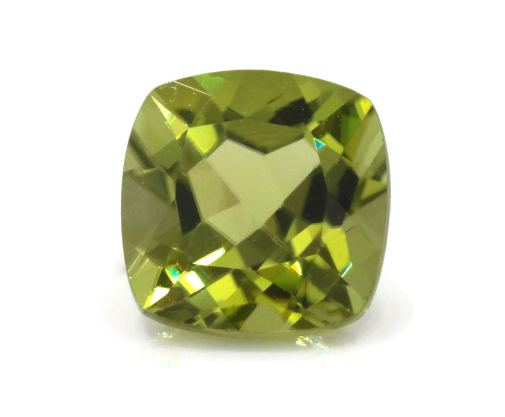 Peridot Natural Peridot Green Peridot Peridot Gemstone August Birthstone DIY Jewelry Supplies Peridot 1 Pc 1.40ct 7x7mm Gift for Her-Planet Gemstones