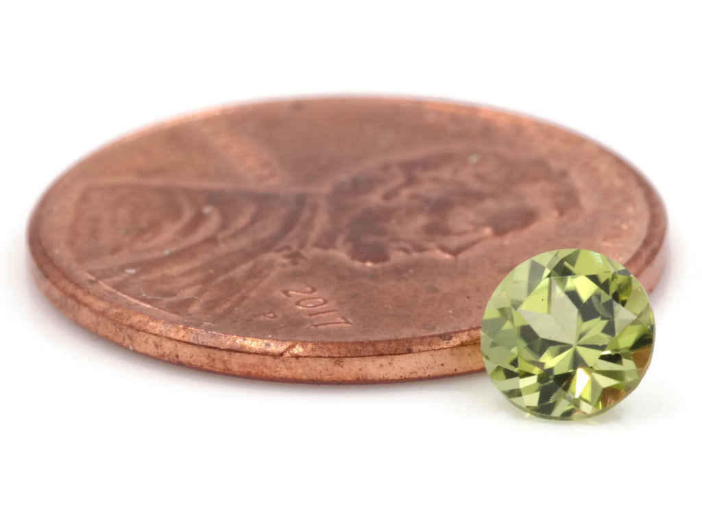 Peridot Natural Peridot Green Peridot Peridot Gemstone August Birthstone DIY Jewelry Supplies Peridot 1 Pc 0.57ct 5mm Gift for Her-Planet Gemstones