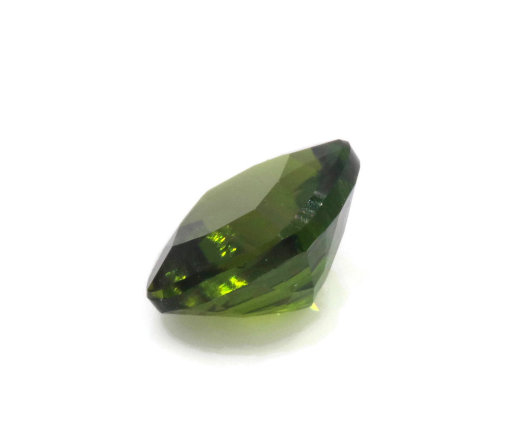 Natural Chrome diopside Green Gemstone Russian diopside Green Diopside DIY jewelry supplies Faceted Chrome diopside cushion 6mm 1.08ct-Planet Gemstones