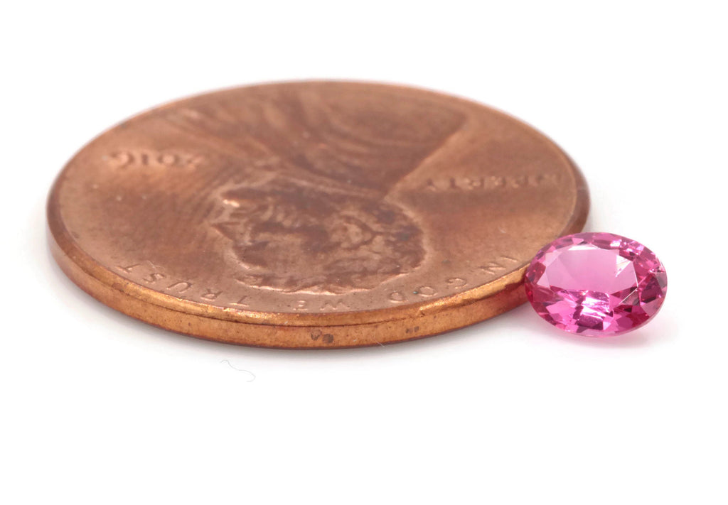 Pink Spinel Oval 5x4mm-Planet Gemstones