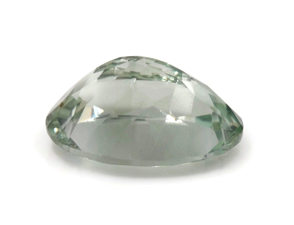 Prasiolite| Natural Prasiolite | Prasiolite Gemstone | Prasiolite Loose Gemstone | Green Prasiolite oval 1 Pc 11ct 13x18mm-Planet Gemstones
