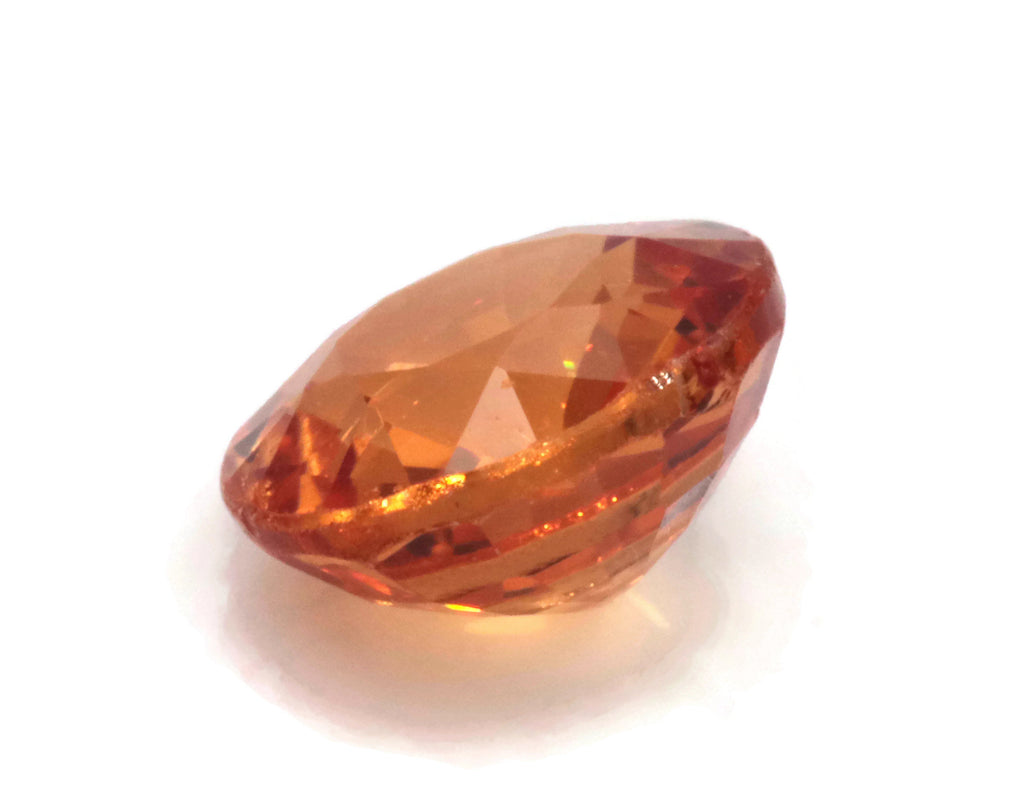 Spessartite | Natural Spessartite | Mandarin Spessartite Garnet | Orange Garnet |January Gemstone | SPESSARTINE GARNET 6mm 1ct-Planet Gemstones