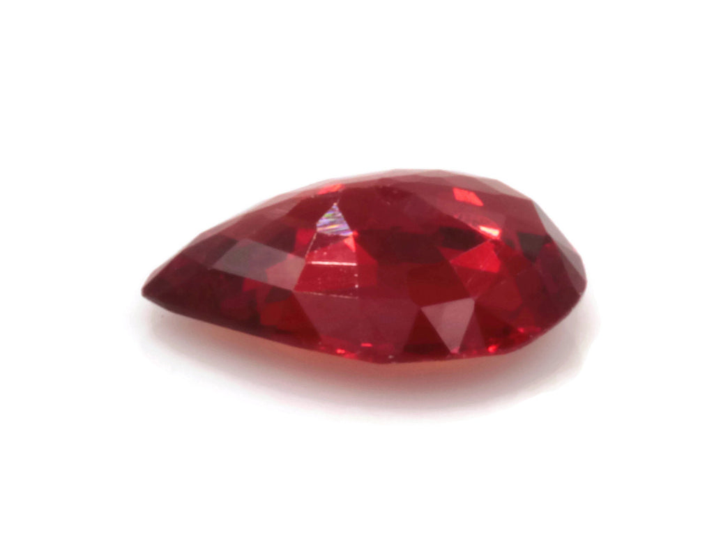 Natural Sapphire Sapphire Gemstone Faceted Sapphire Loose Stone loose sapphire Birthstone Sapphire Red Sapphire Pear shaped 0.65ct 5x7mm-Planet Gemstones