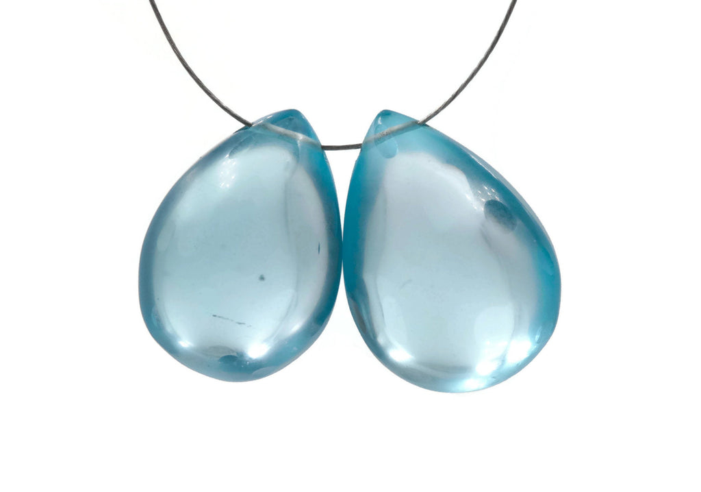 Topaz Drops 18x13mm, 17x12mm-Planet Gemstones