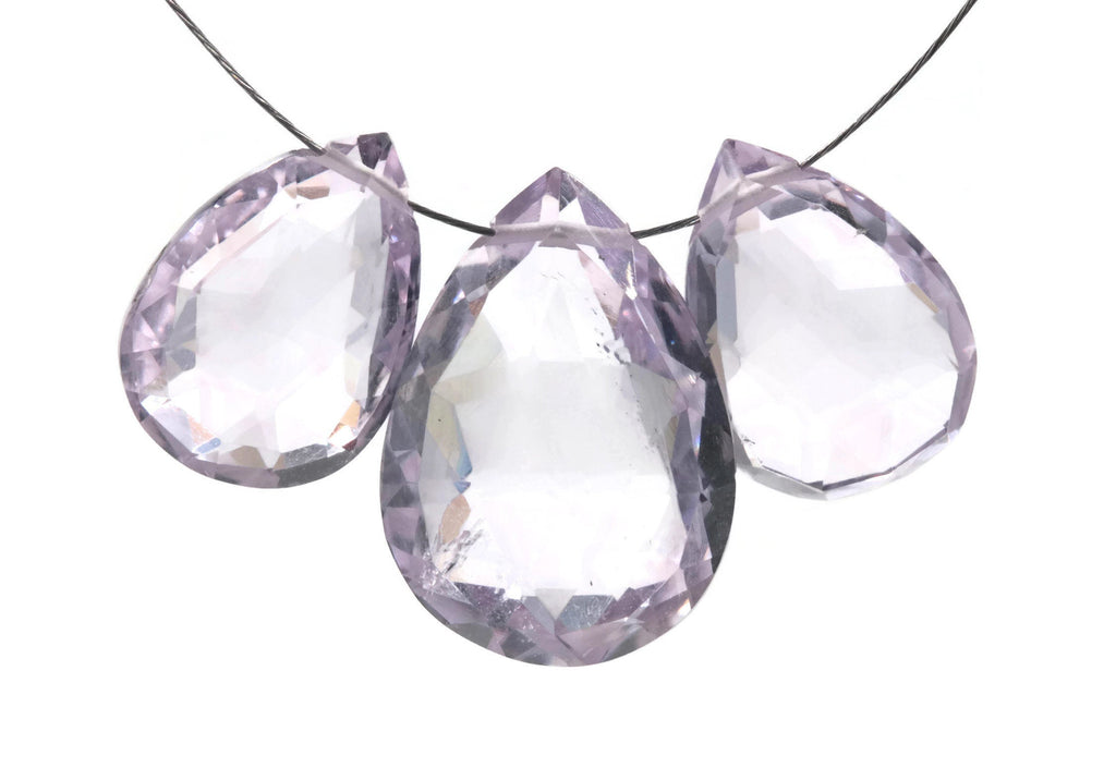 Natural Quartz Pink Quartz DIY Jewelry Supply Pink quartz Beads faceted quartz Pink Amethyst Pink Quartz Faceted, 13x18mm, 10x14mm 25.11ct-Planet Gemstones