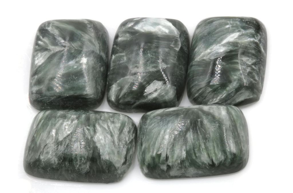 Seraphinite Cabochon 18x13mm-Planet Gemstones