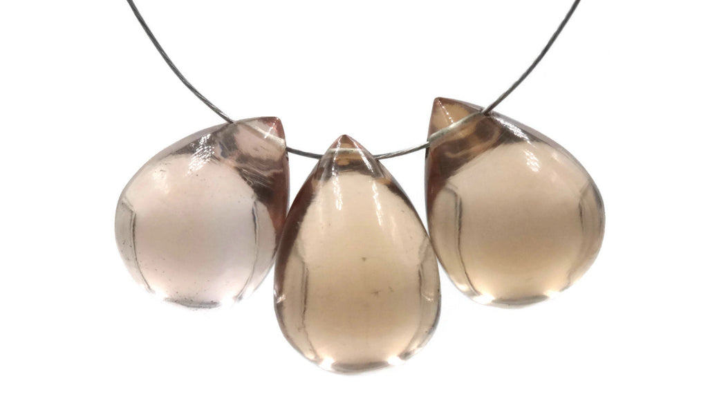 Champagne Quartz Drops-Planet Gemstones