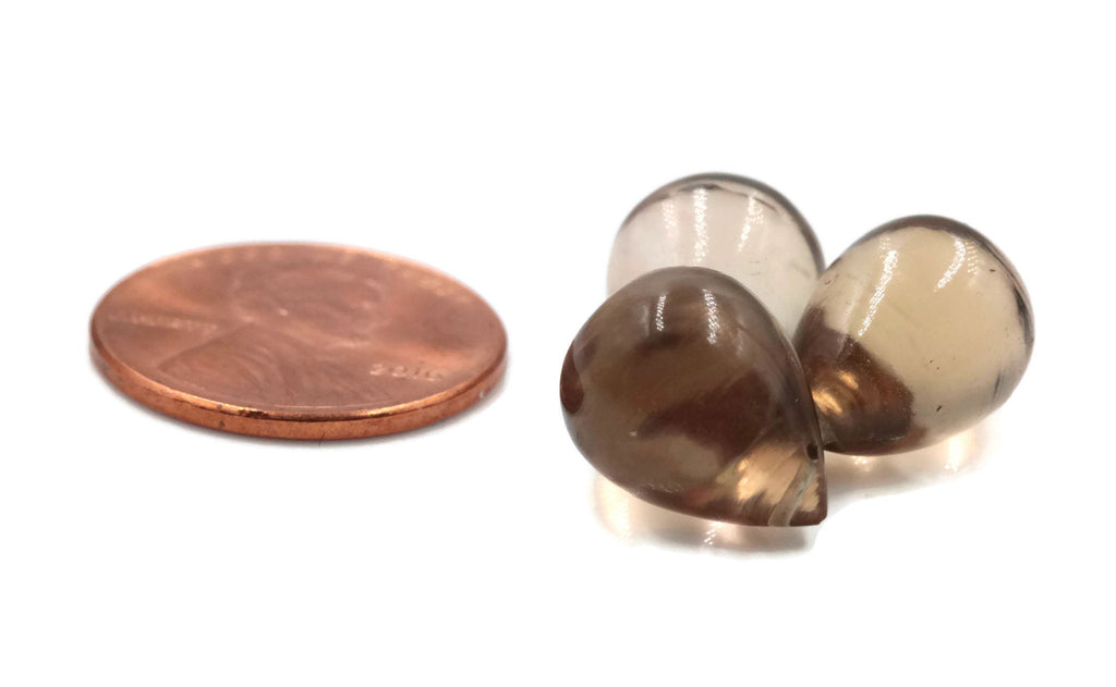 Champagne Quartz Drops-Planet Gemstones