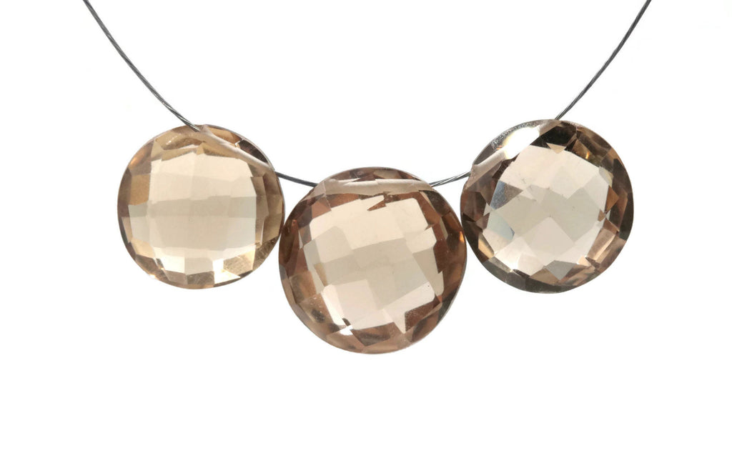 Smoky Quartz drops 10-12mm-Planet Gemstones