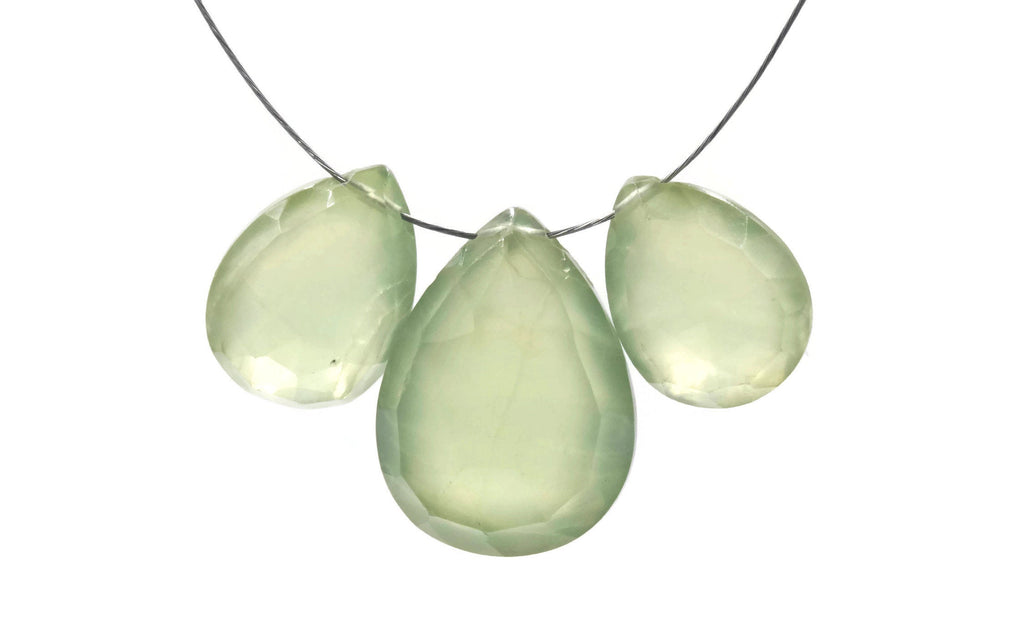 Natural Prehnite DIY Jewelry Supply Gemstone Prehnite Stone Prehnite Genuine Prehnite Prehnite Epidot Prehnite Beads 12x16mm,12x9mm 23.53ct-Planet Gemstones