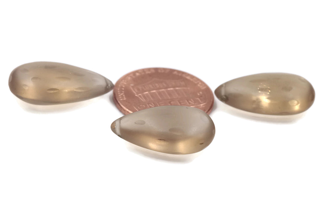 Champagne Quartz Drops 29cts-Planet Gemstones