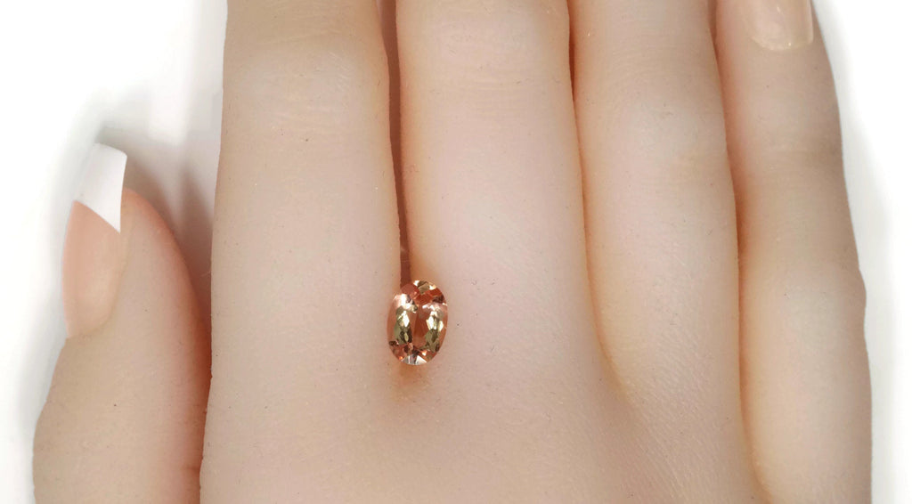 Natural Imperial Topaz Gemstone Genuine Imperial Topaz Faceted November Birthstone Imperial Topaz Loose Imperial Topaz OV 8x6mm 1.27ct-Planet Gemstones