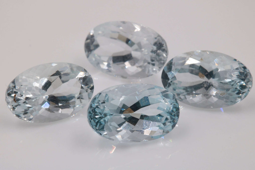 Aquamarine Oval 12x8mm-Aquamarine-Planet Gemstones