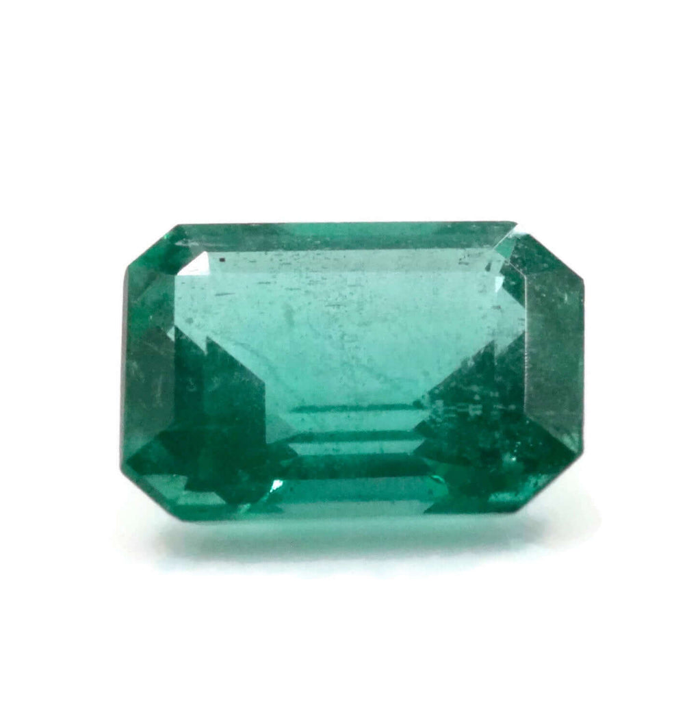 Emerald Natural Emerald May Birthstone Zambian Emerald Octagon Emerald Diy Jewelry Supplies Emerald Gemstone 1.06ct 7x5mm emerald-Emerald-Planet Gemstones