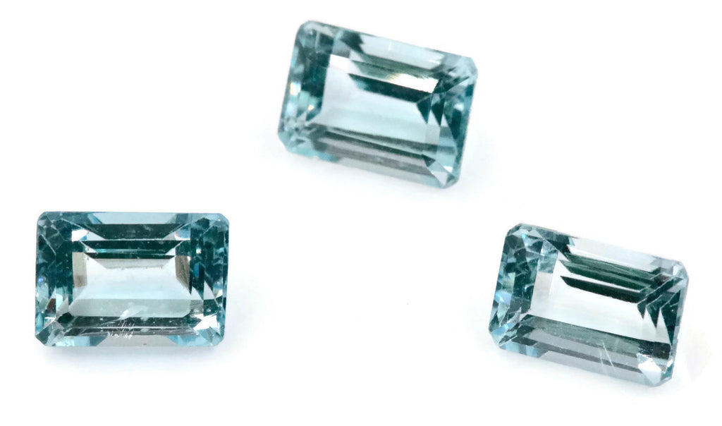 Natural Aquamarine 7x5mm 1.12 ct-Aquamarine-Planet Gemstones