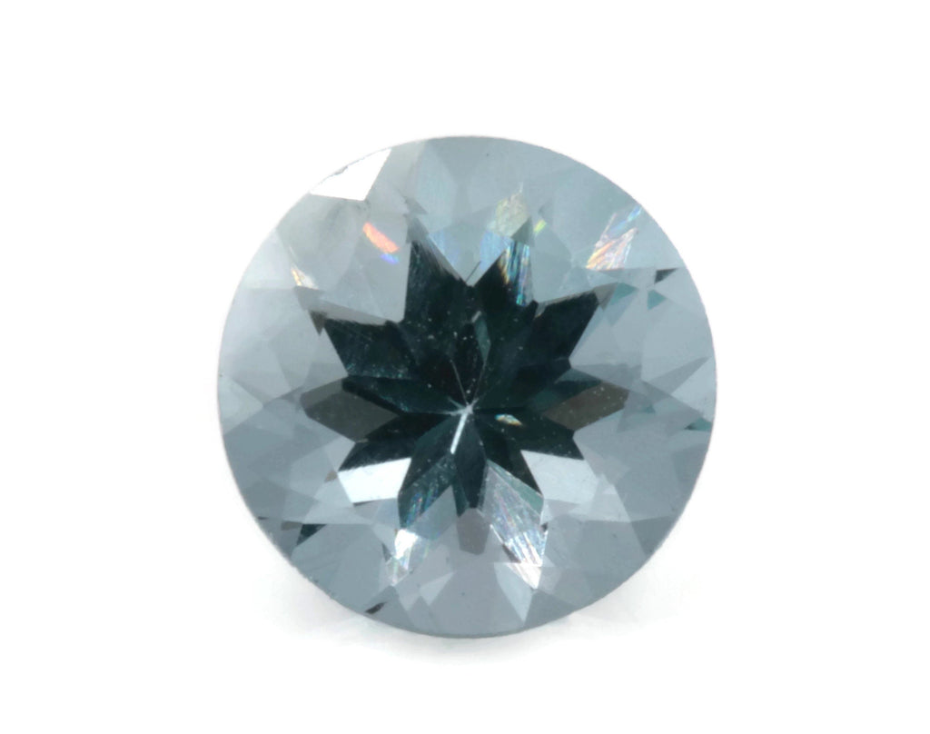 Natural Aquamarine Faceted Round Loose Aquamarine Gemstone 6mm 0.66 ct SKU 110431-Aquamarine-Planet Gemstones