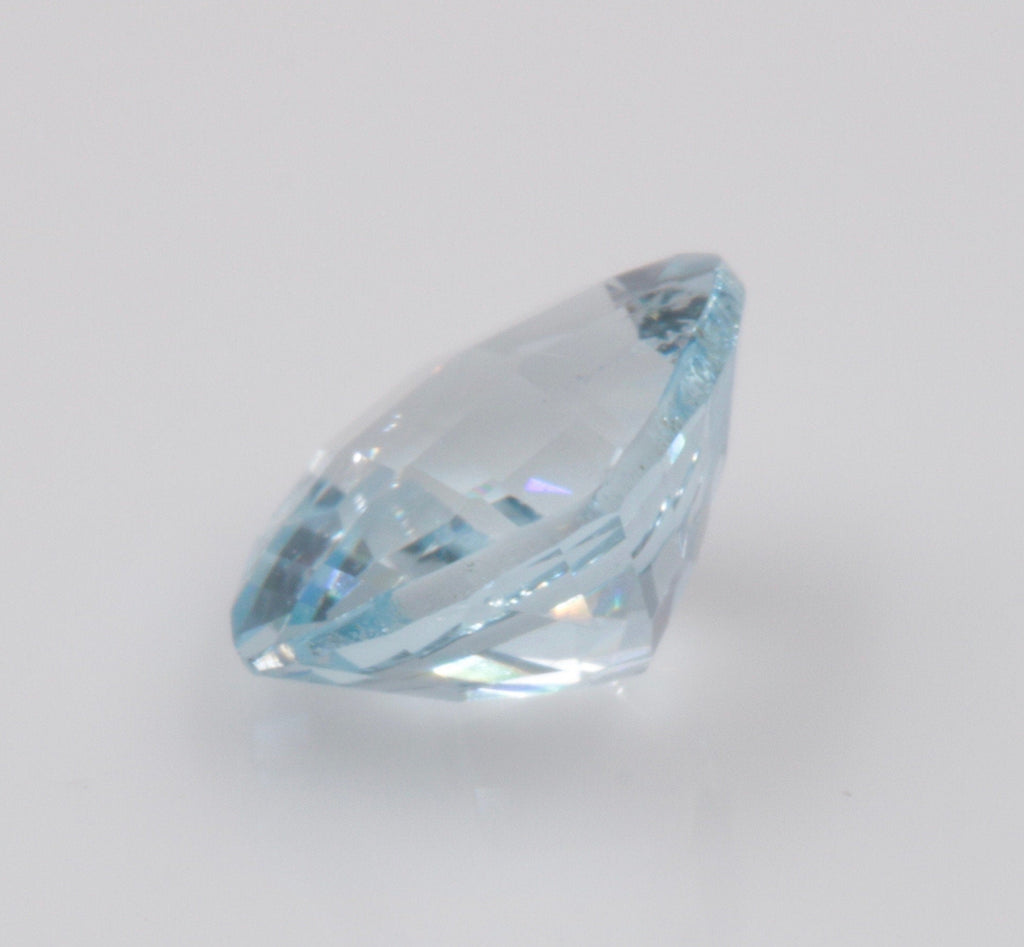 Natural Aquamarine 5mm 0.41 ct-Aquamarine-Planet Gemstones