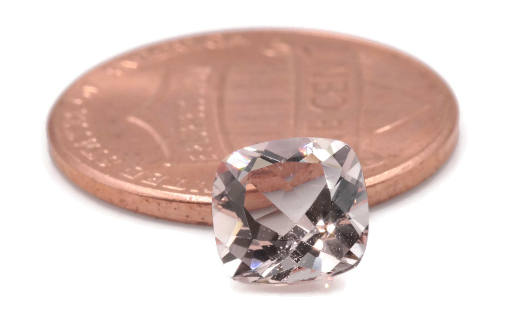 Morganite Cushion 7mm-Planet Gemstones