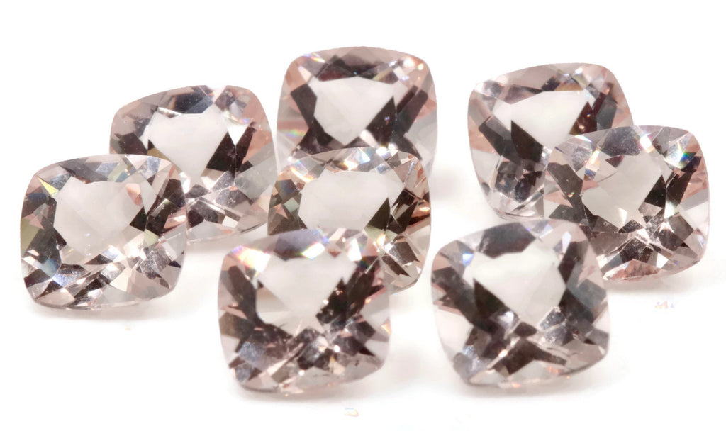 Morganite Cushion 7mm-Planet Gemstones