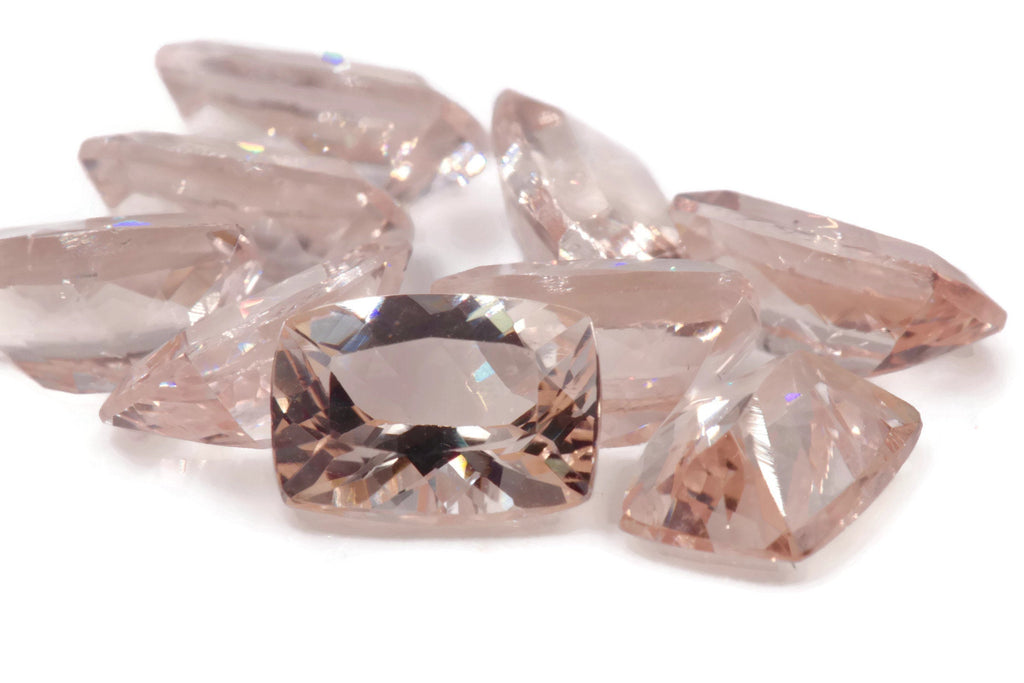 Morganite Cushion 7x5mm-Planet Gemstones