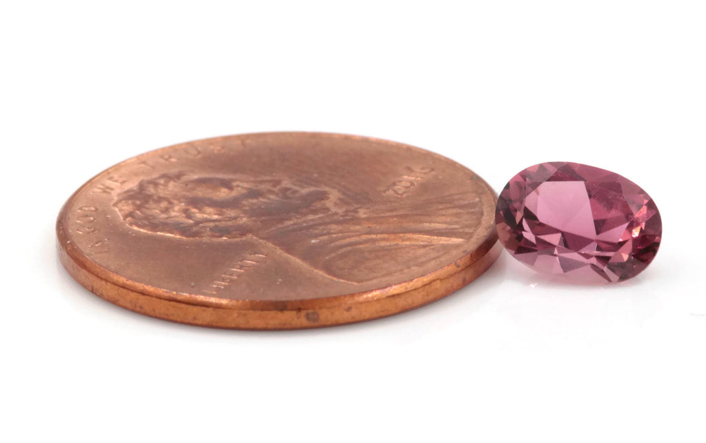 Pink Tourmaline Oval 7X5mm-Tourmaline-Planet Gemstones