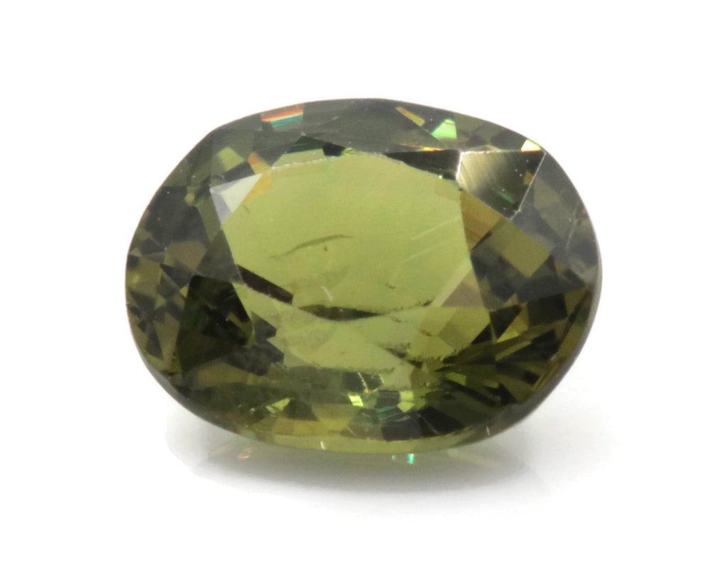 Natural Sapphire Green Sapphire DIY Jewelry Supply Sapphire September birthstone Green Sapphire 0.86ct 5x6mm-Planet Gemstones