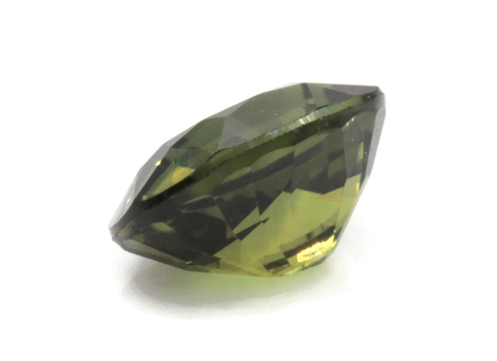 Natural Sapphire Green Sapphire DIY Jewelry Supply Sapphire September birthstone Green Sapphire 0.86ct 5x6mm-Planet Gemstones