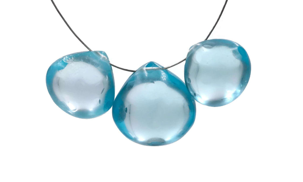Topaz drops 11-14mm-Planet Gemstones