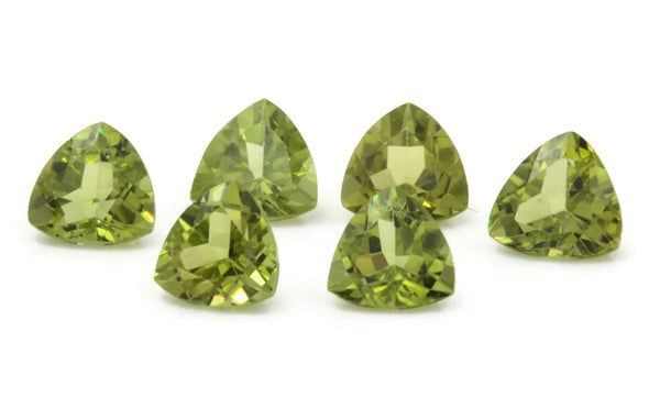 Peridot Trillion 7mm