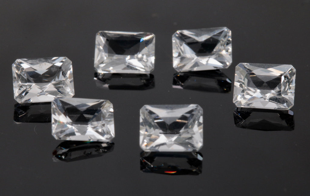 Rock Crystal 8x6mm-Planet Gemstones