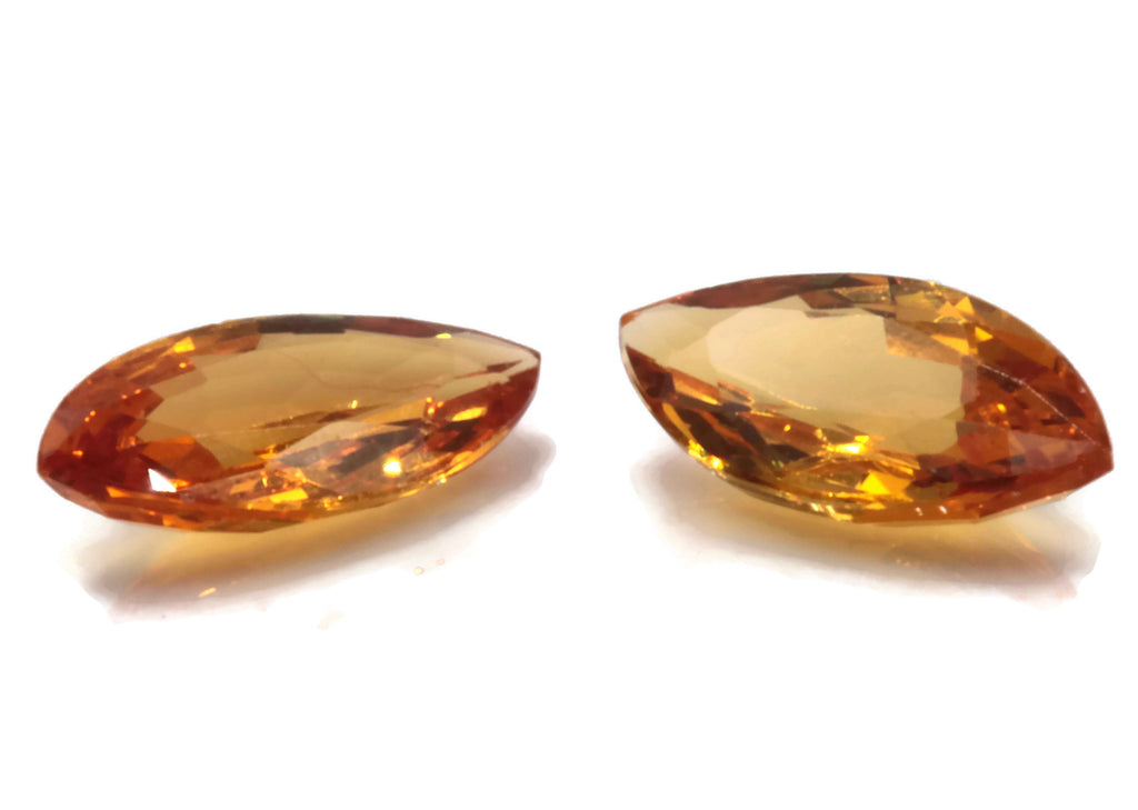 Orange Sapphire Marquise 10x4mm-Planet Gemstones
